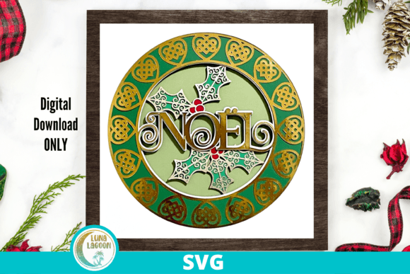 3D NOEL SVG for Shadow Box: A Christmas Branding Review