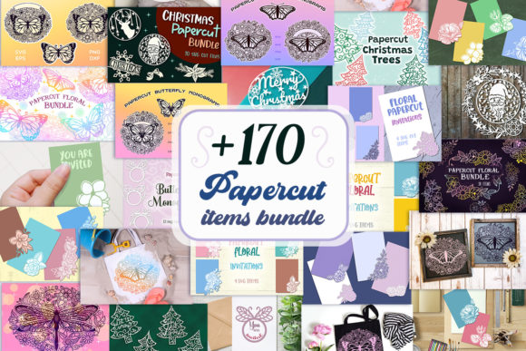 Big Papercut Bundle - 170 Files for Crafts and Design