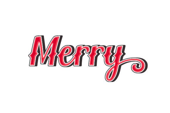 Country Merry: The Perfect Christmas Graphic for Handmade Creators