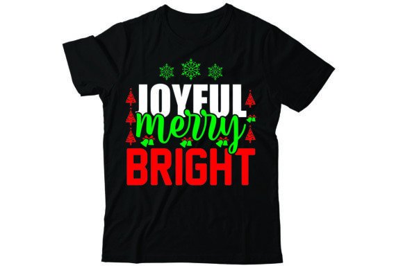 Joyful Merry Bright Review: A Vibrant T-Shirt Designs Asset