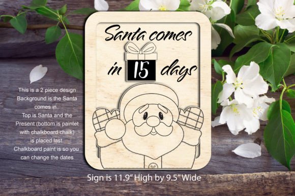 Santa Comes in __Days Sign: A Designer's Real-World Review